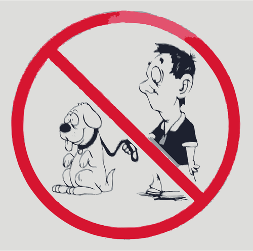 Não são permitidos cães